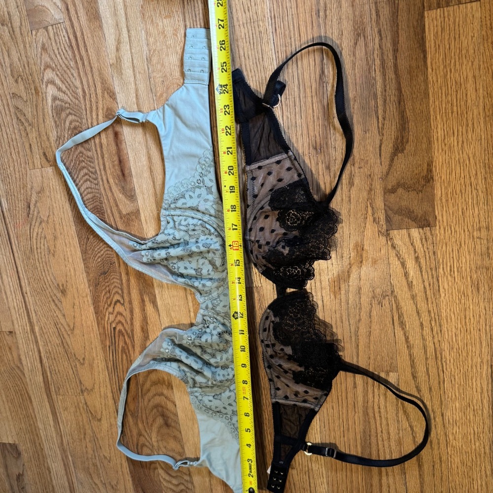 Victorias Secret Bra Bundle 34D Body by Victoria Demi and Very Sexy Balconet - Picture 6 of 7